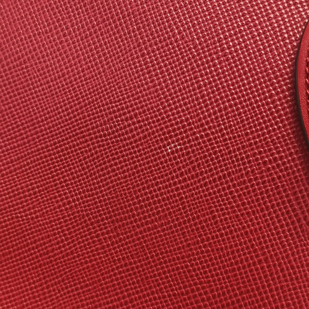 Monochrome Saffiano Calfskin Red