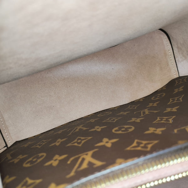 NÉONOÉ MM Monogram Coated Canvas Brown