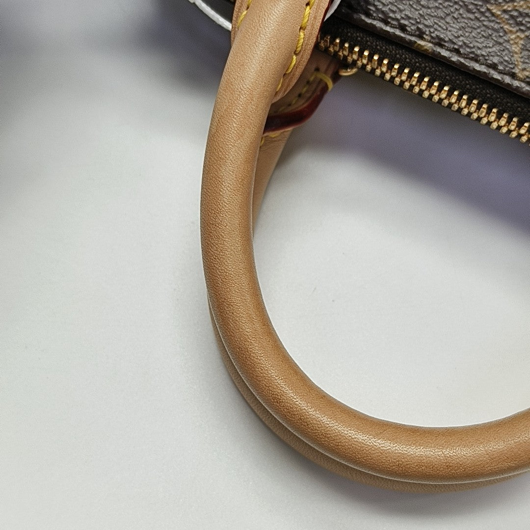 SPEEDY 20 Monogram Coated Canvas Brown