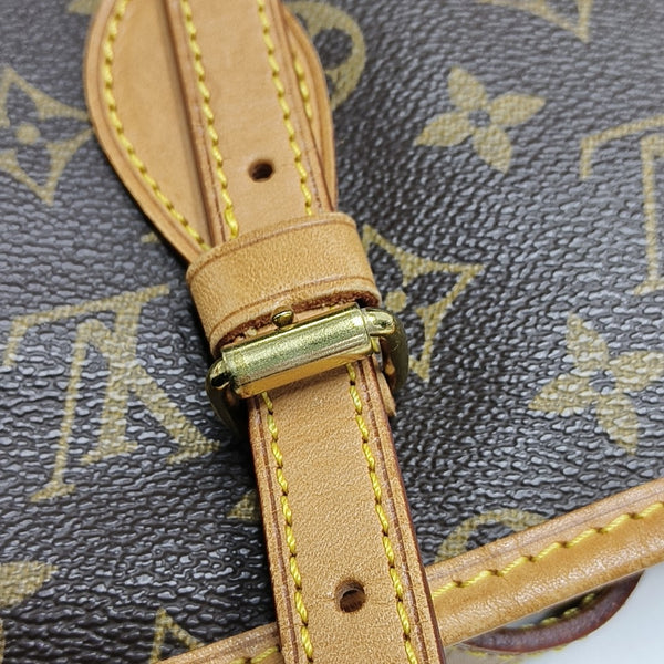 BUCKET PM Monogram Coated Canvas Brown