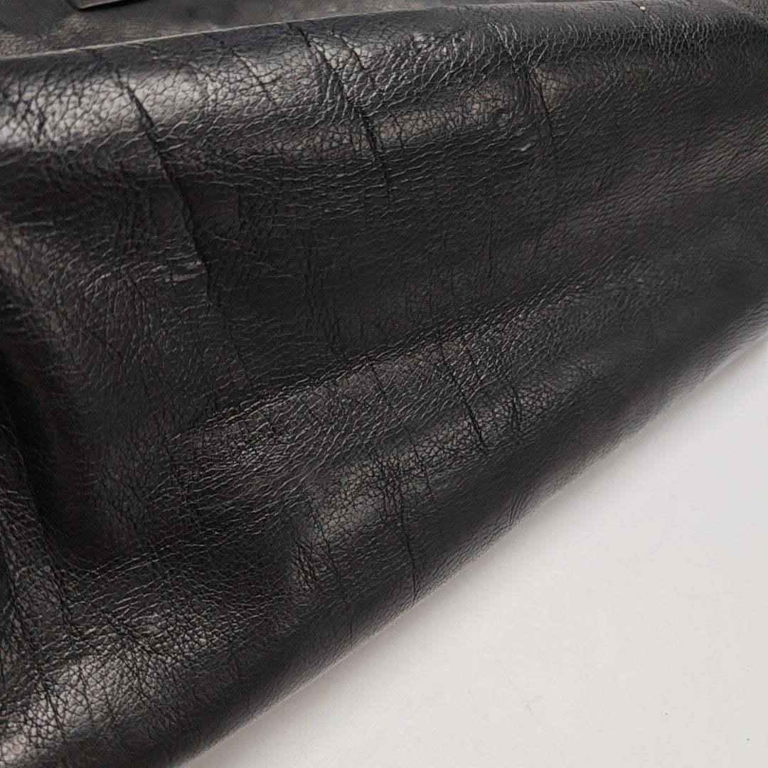 Etiquette Calfskin Black