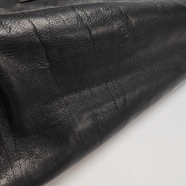 Etiquette Calfskin Black