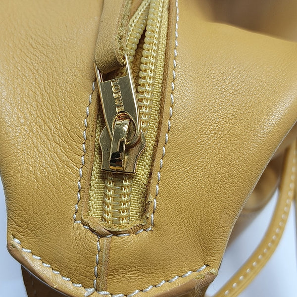 Calfskin Shoulder Bag Yellow