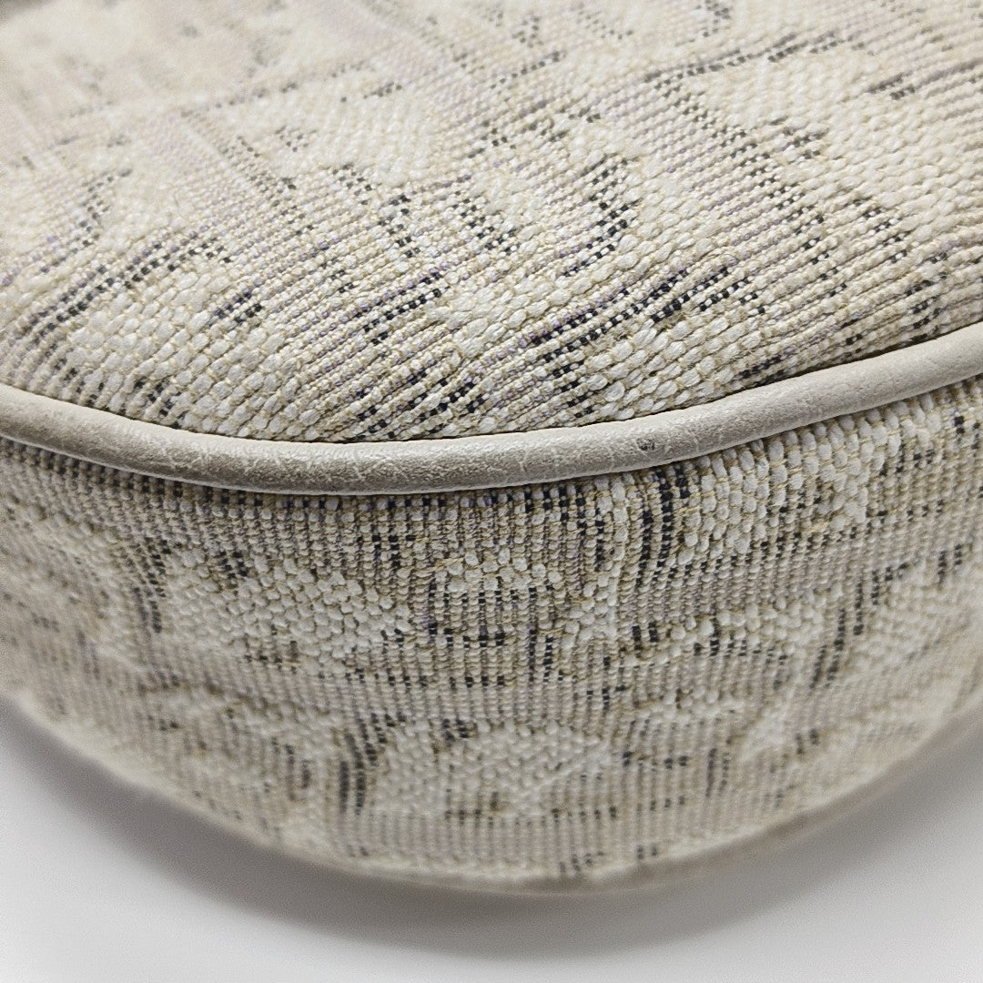 Saddle Medium Canvas Beige