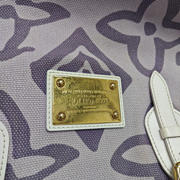 TAHITIENNE CABAS MM Monogram Canvas Purple