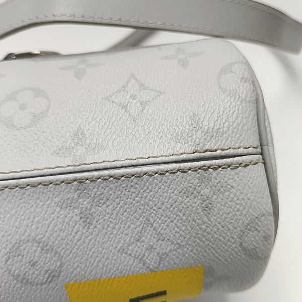 CHALK Monogram Coated Canvas Gray