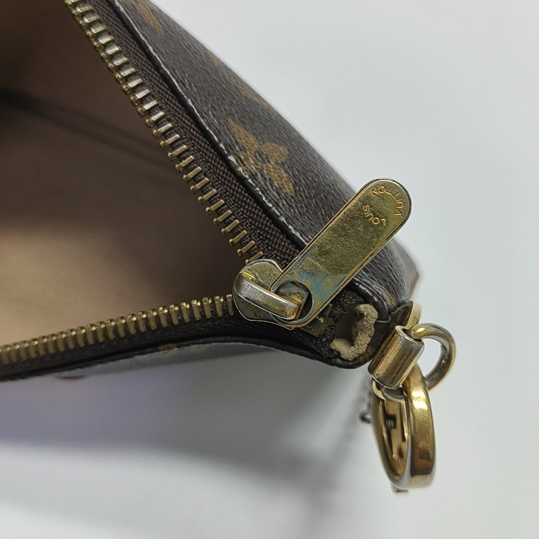 VINTAGE MILLA MM Monogram Coated Canvas Brown
