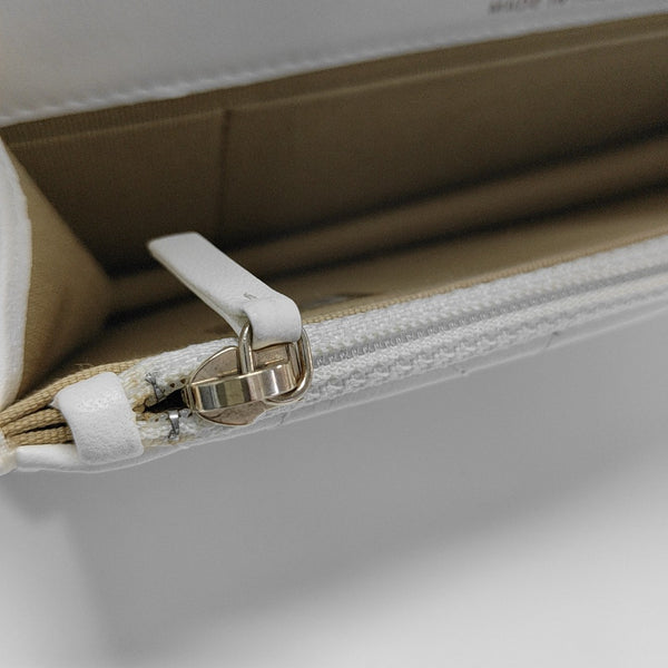 WOC Quilted Lambskin White