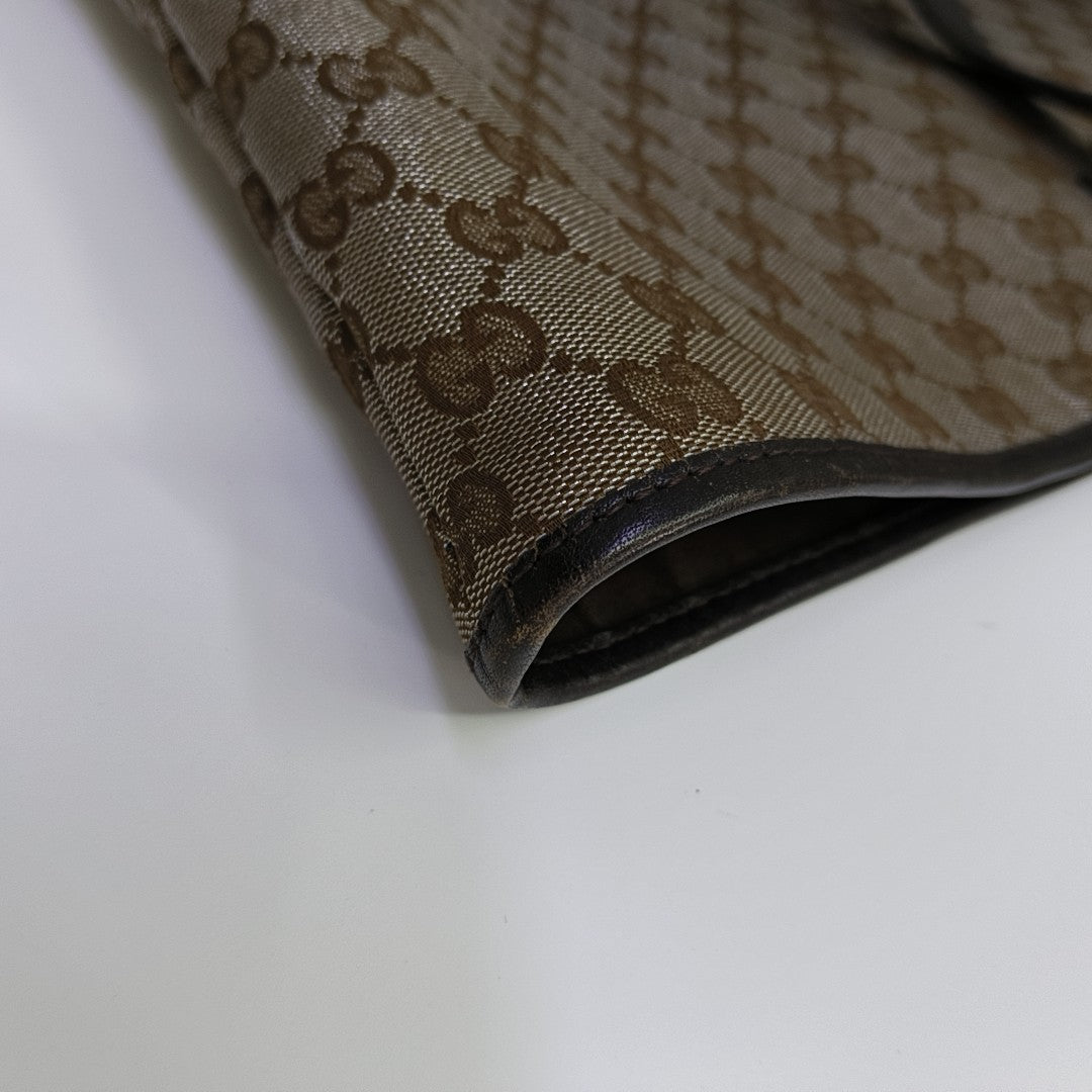 Monogram Canvas Tote Bag Brown