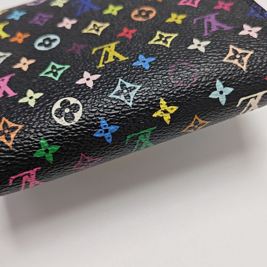 LV × TM KOALA Monogram Coated Canvas Black Wallet