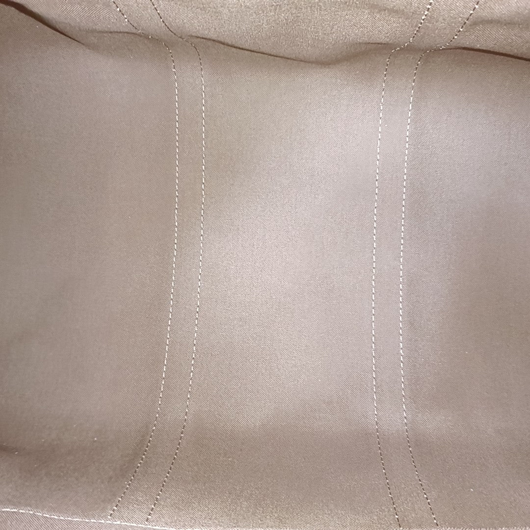KEEPALL 50 Monogram Coated Canvas Brown