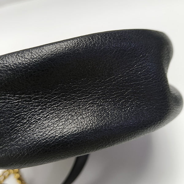 GG Marmont Mini Quilted Calfskin Black