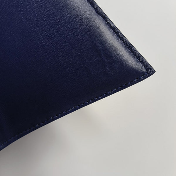 Hourglass S Calfskin Blue