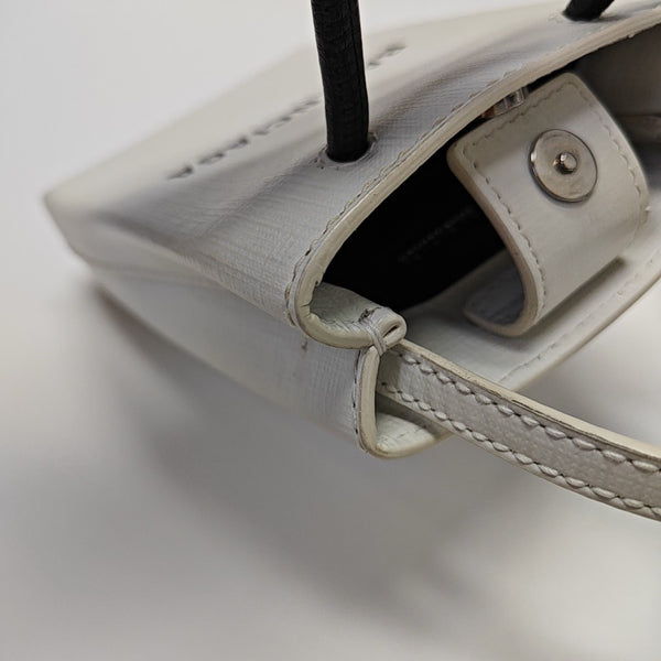 Shopping Bag Calfskin White