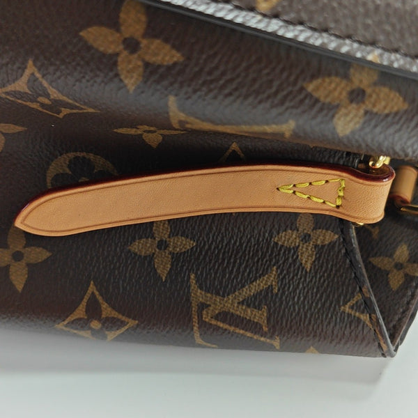 MONTAIGNE Monogram Coated Canvas Brown