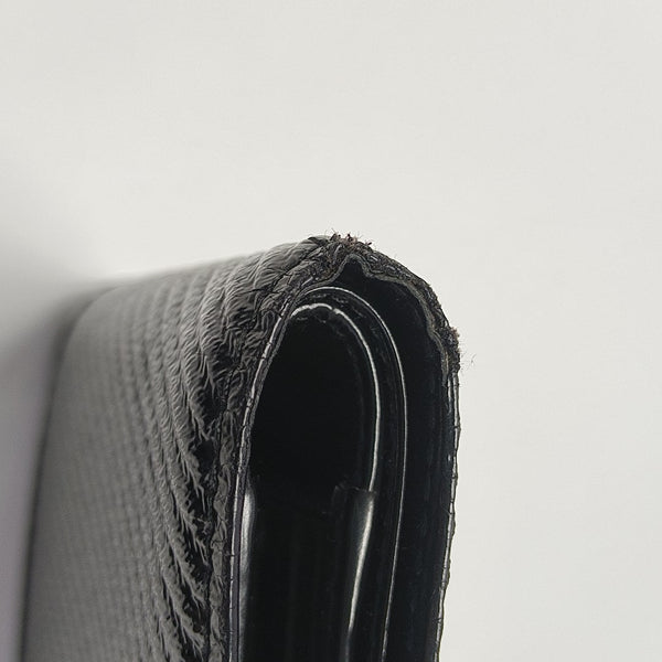 Patent Leather Wallet Black