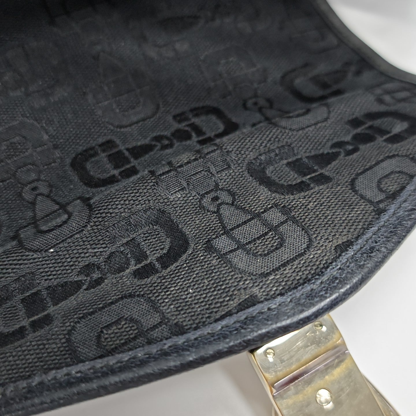 Canvas Top Handle Bag Black
