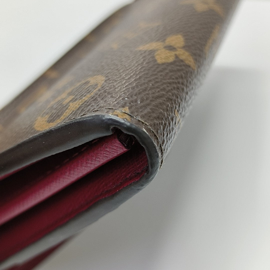SARAH Monogram Coated Canvas Brown