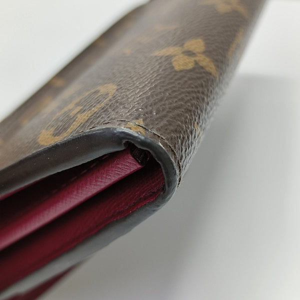 SARAH Monogram Coated Canvas Brown