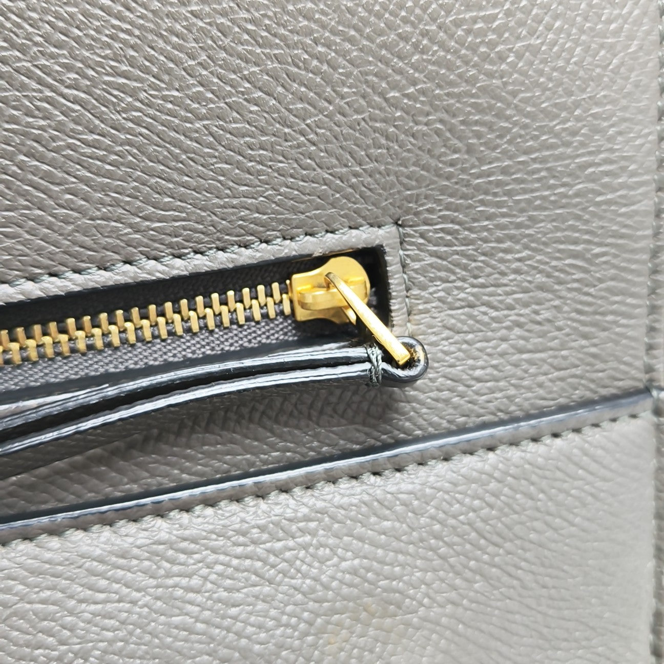 BELT Mini Calfskin Gray