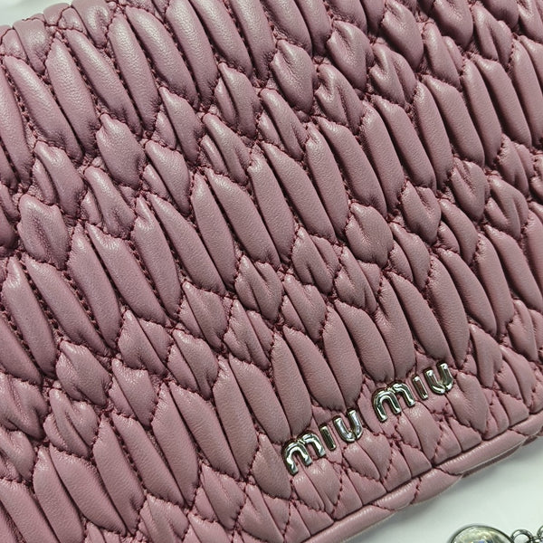 Crystal Quilted Lambskin Pink
