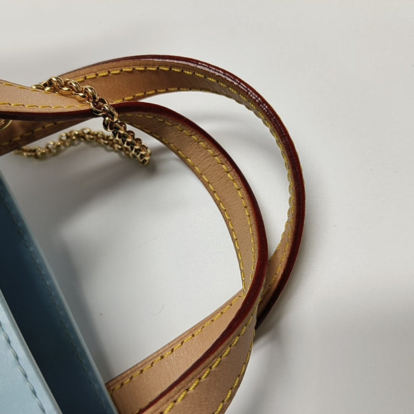 READE PM Monogram Patent Leather Blue