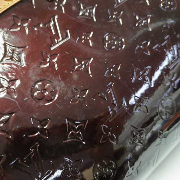 BREA MM Monogram Patent Leather Red