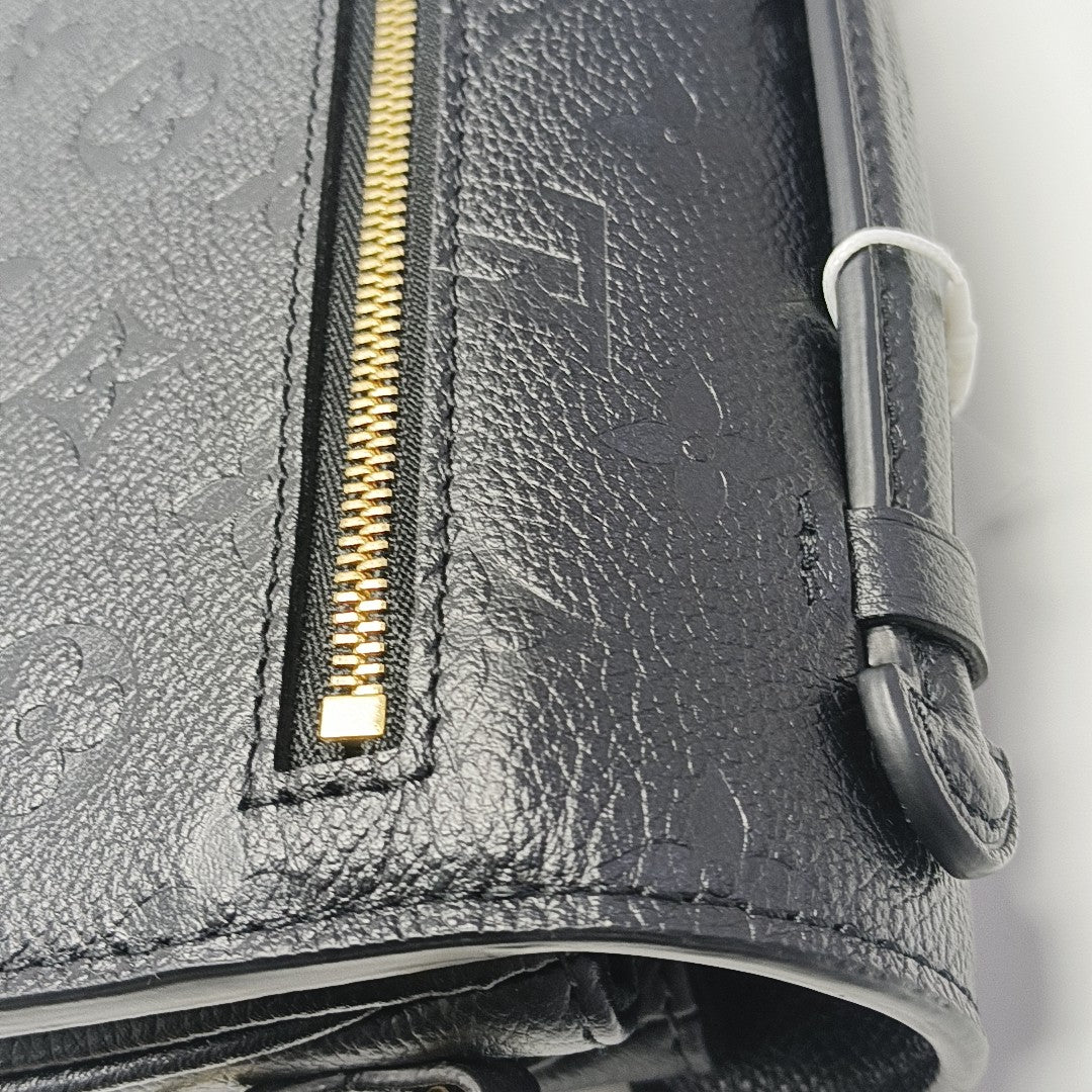 MÉTIS EAST WEST Monogram Calfskin Black