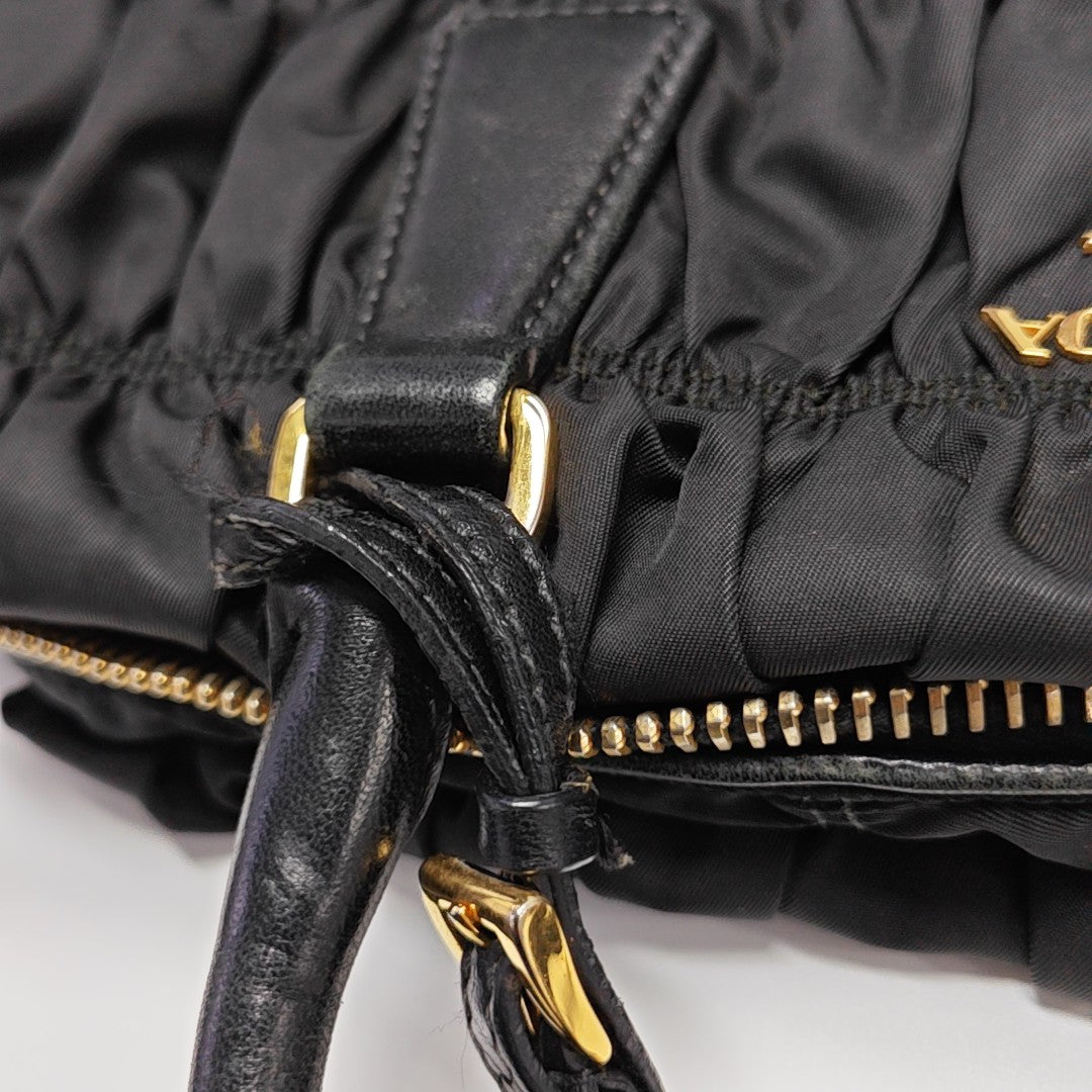 Gaufre Nylon Black