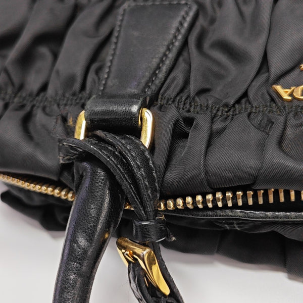 Gaufre Nylon Black