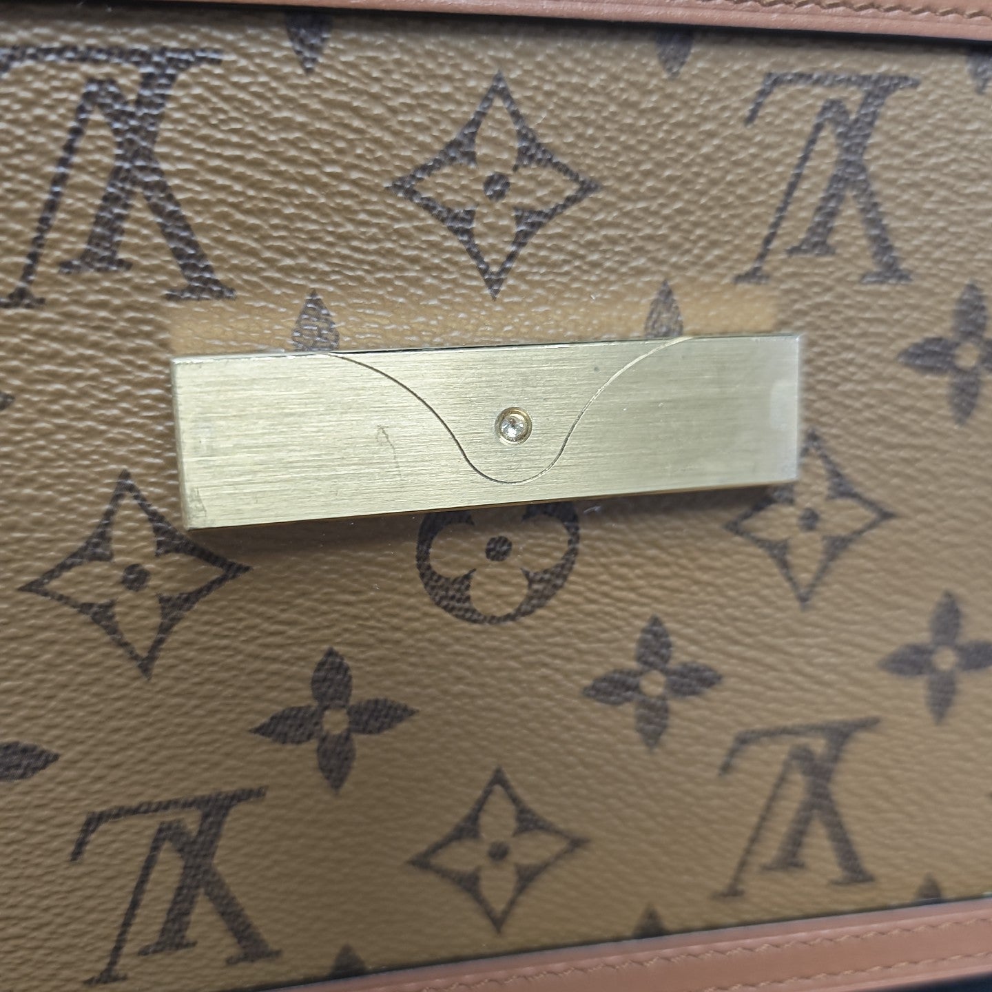 DAUPHINE Mini Monogram Coated Canvas Brown