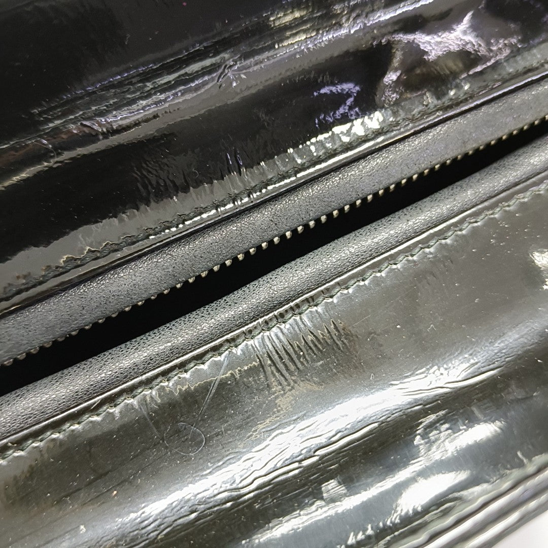Lady Dior Medium Cannage Patent Leather Black
