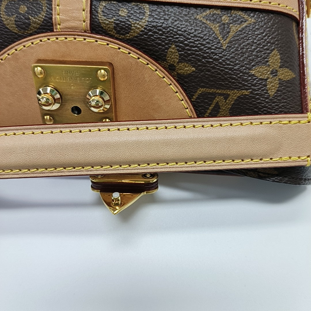 DUFFLE Monogram Coated Canvas Brown