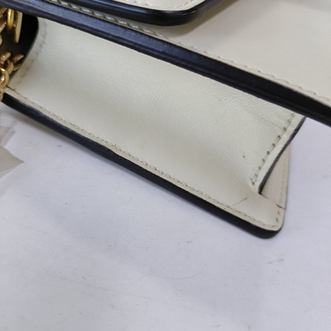 Sylvie Super Mini Calfskin White