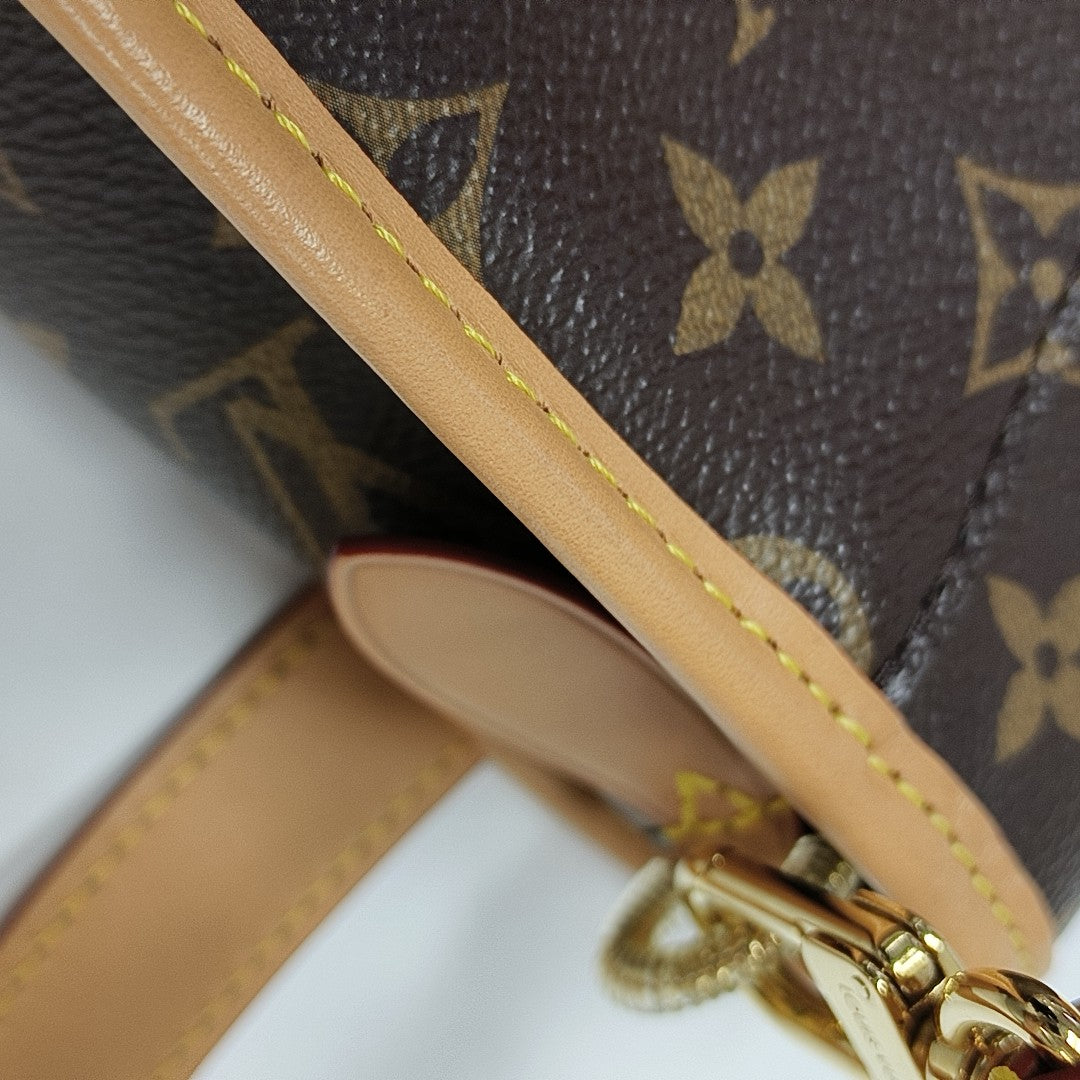 DIANE Monogram Coated Canvas Brown