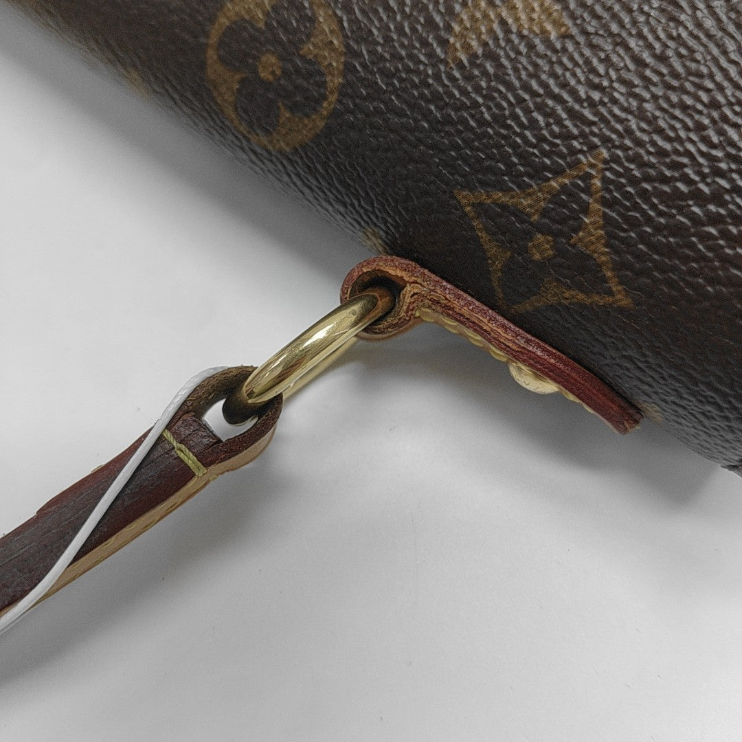 CLUNY PM Monogram Coated Canvas Brown