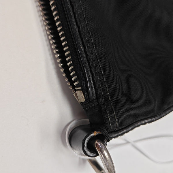 Nylon Top Handle Bag Black