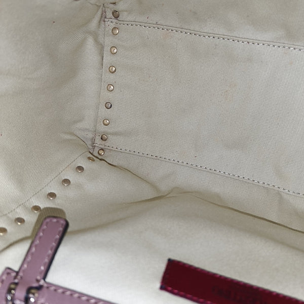 Rockstud Calfskin Beige
