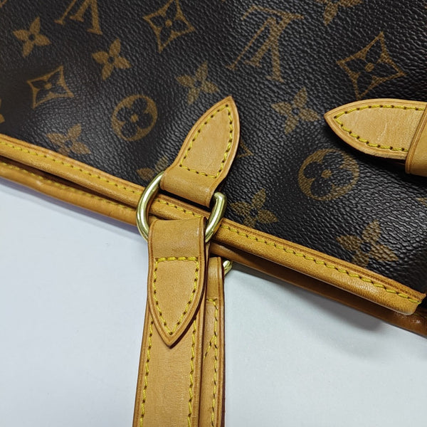 BATIGNOLLES GM Monogram Coated Canvas Brown