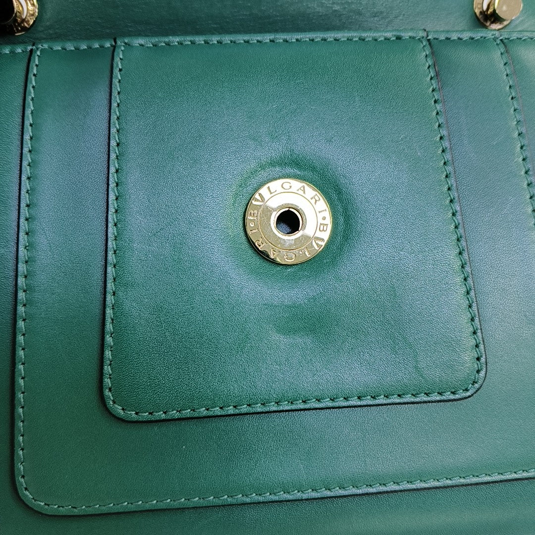 SERPENTI FOREVER Small Calfskin Green