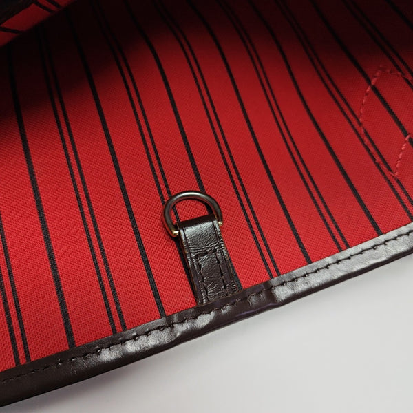 NEVERFULL MM Damier Ebene Coated Canvas Brown