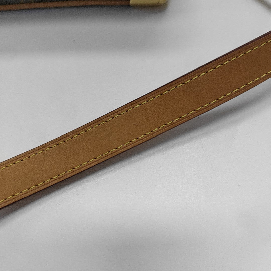 SOFT TRUNK Mini Monogram Coated Canvas Brown