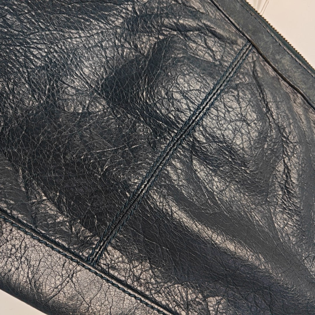 Calfskin Clutch Blue