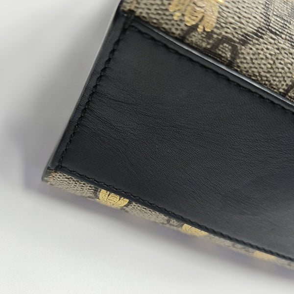 Padlock Small Monogram Coated Canvas Beige