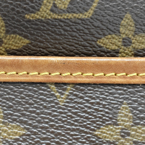 POPINCOURT Monogram Coated Canvas Brown
