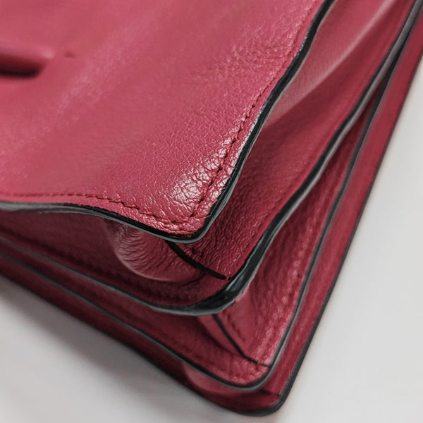 Calfskin Shoulder Bag Pink