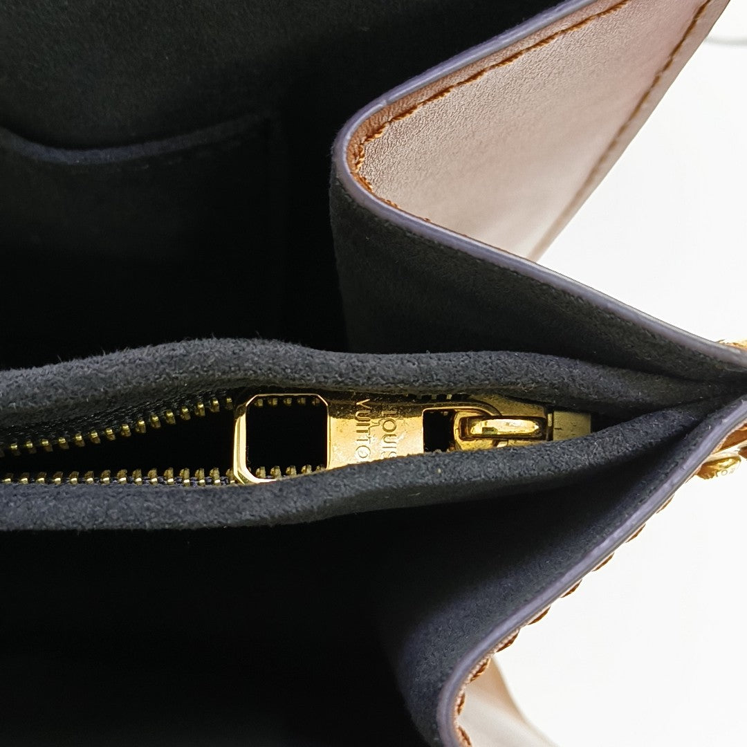 DAUPHINE MM Monogram Coated Canvas Brown