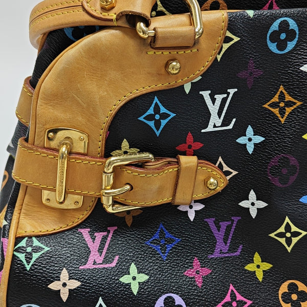 LV × TM CLAUDIA Monogram Coated Canvas Black