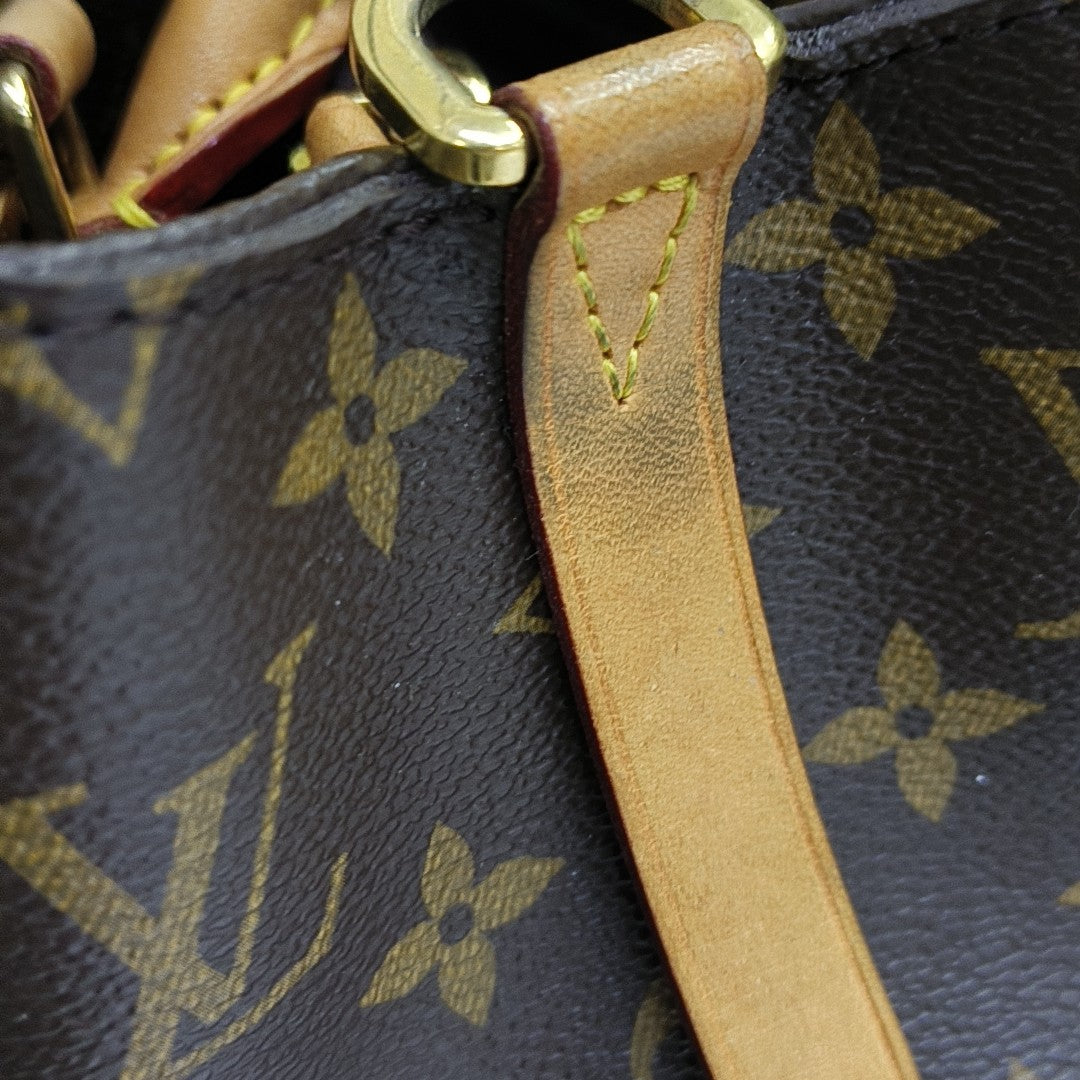 MONTAIGNE Monogram Coated Canvas Brown