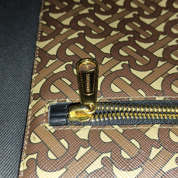 MONOGRAM Large Coated Canvas Brown